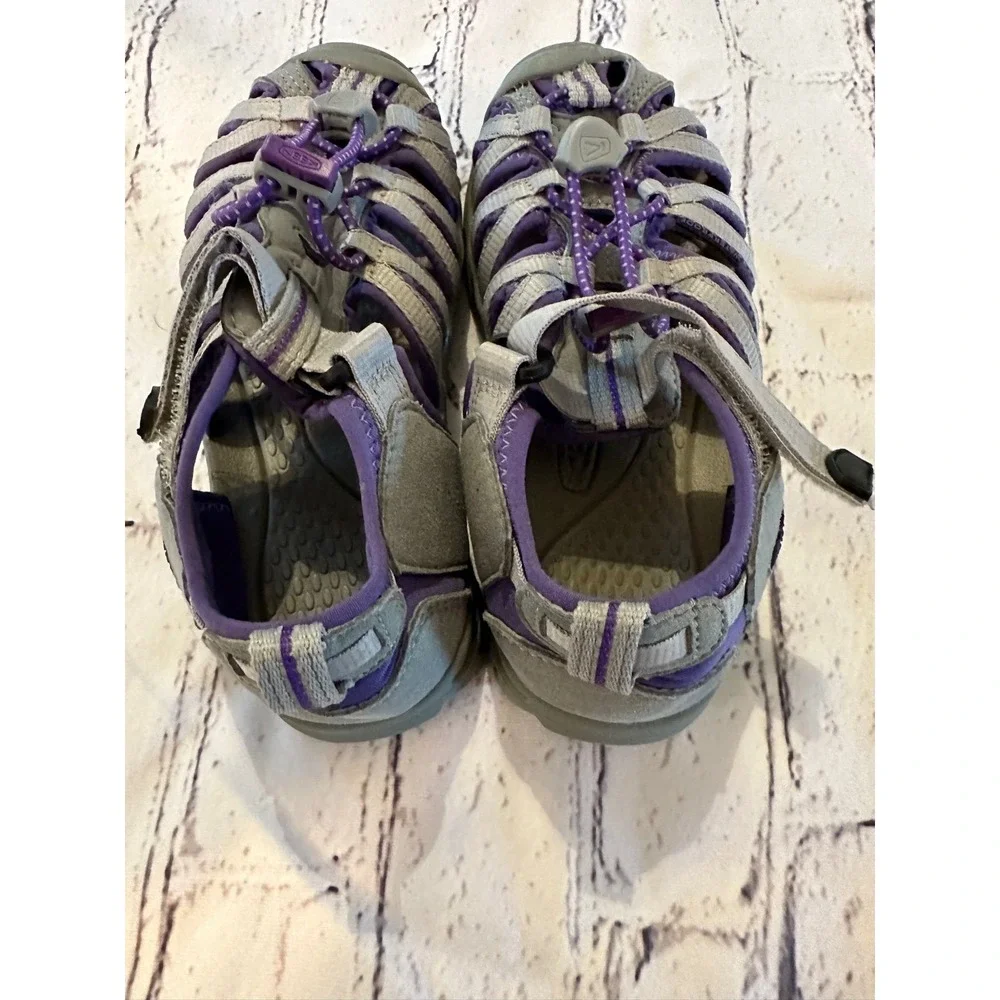 Girls keen‎ sandals size 13 gray purple